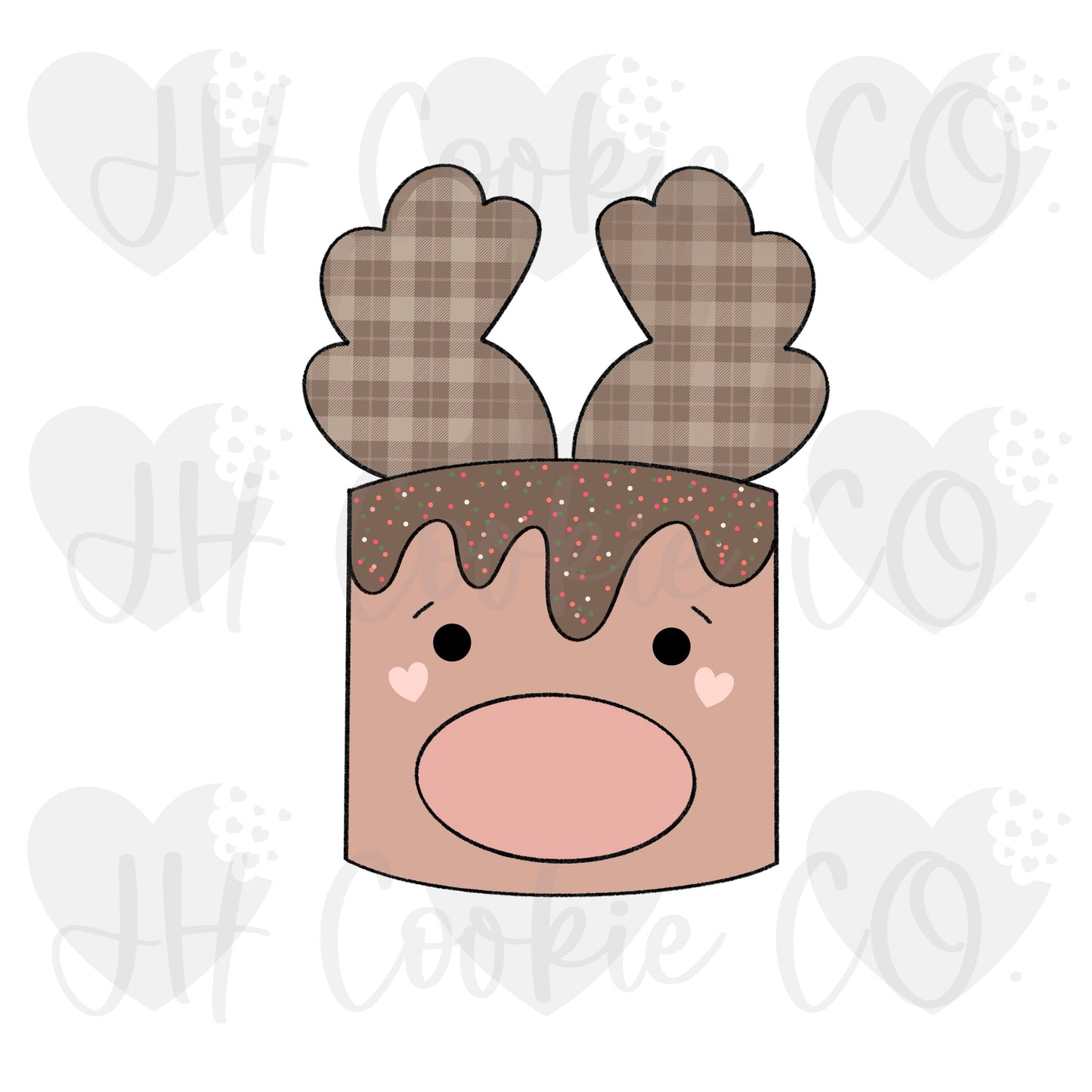 Reindeer Cake - Cookie Cutter