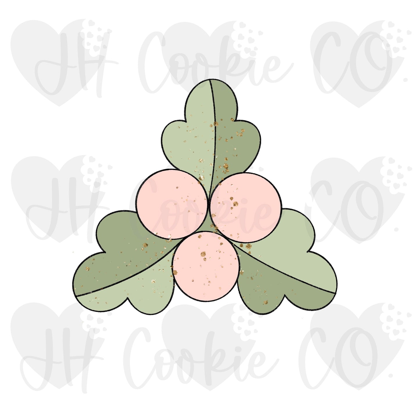 Christmas Holly - Cookie Cutter