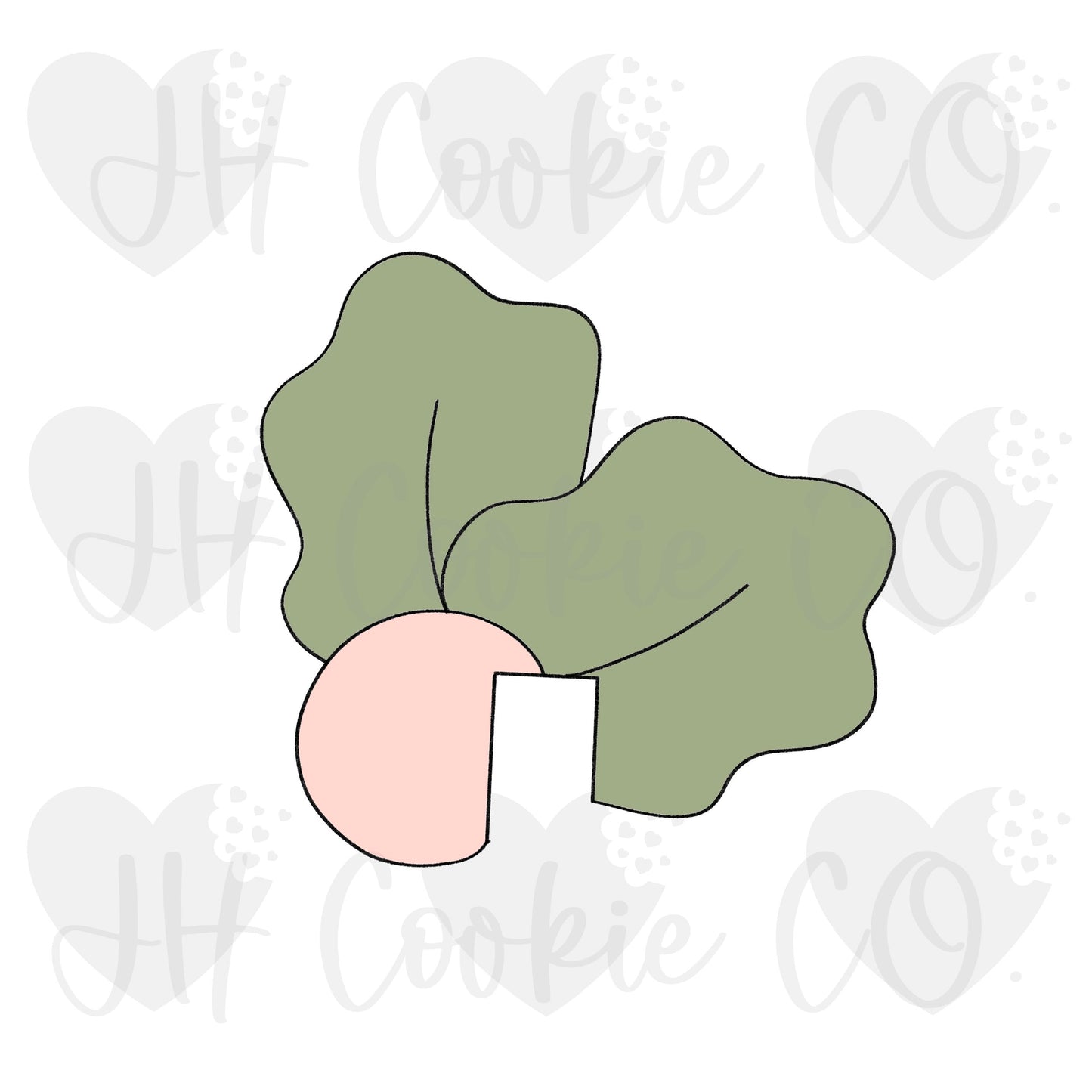 Holly Mug Hanger - Cookie Cutter