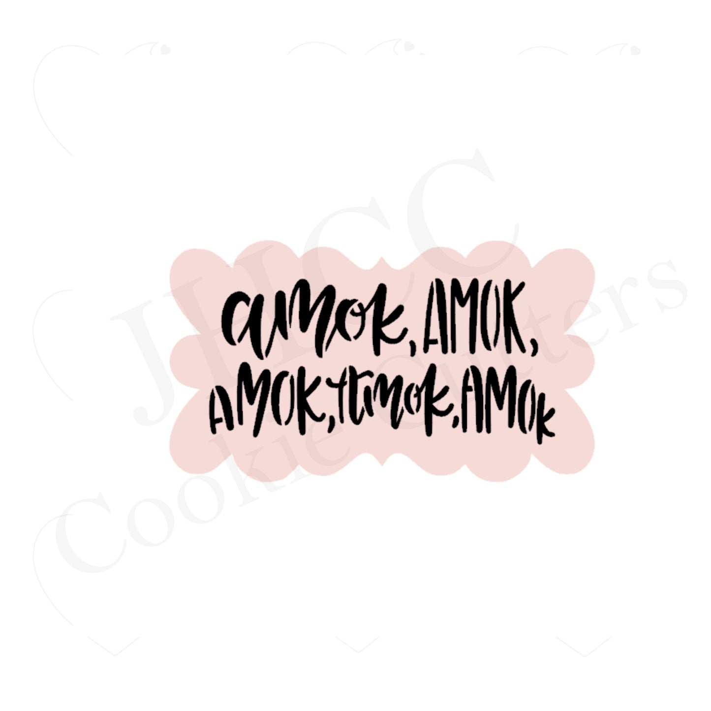 Amok, Amok, Amok - Stencil