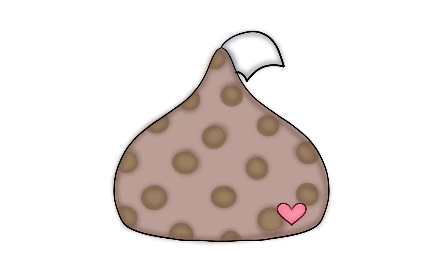 candy kiss cookie cutter