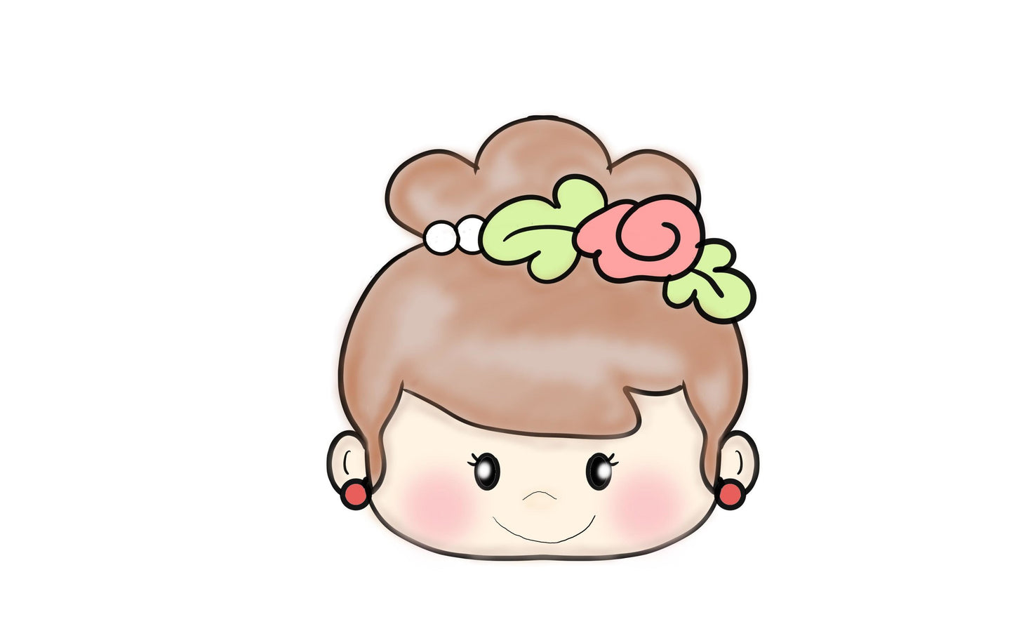 ballerina face cookie cutter