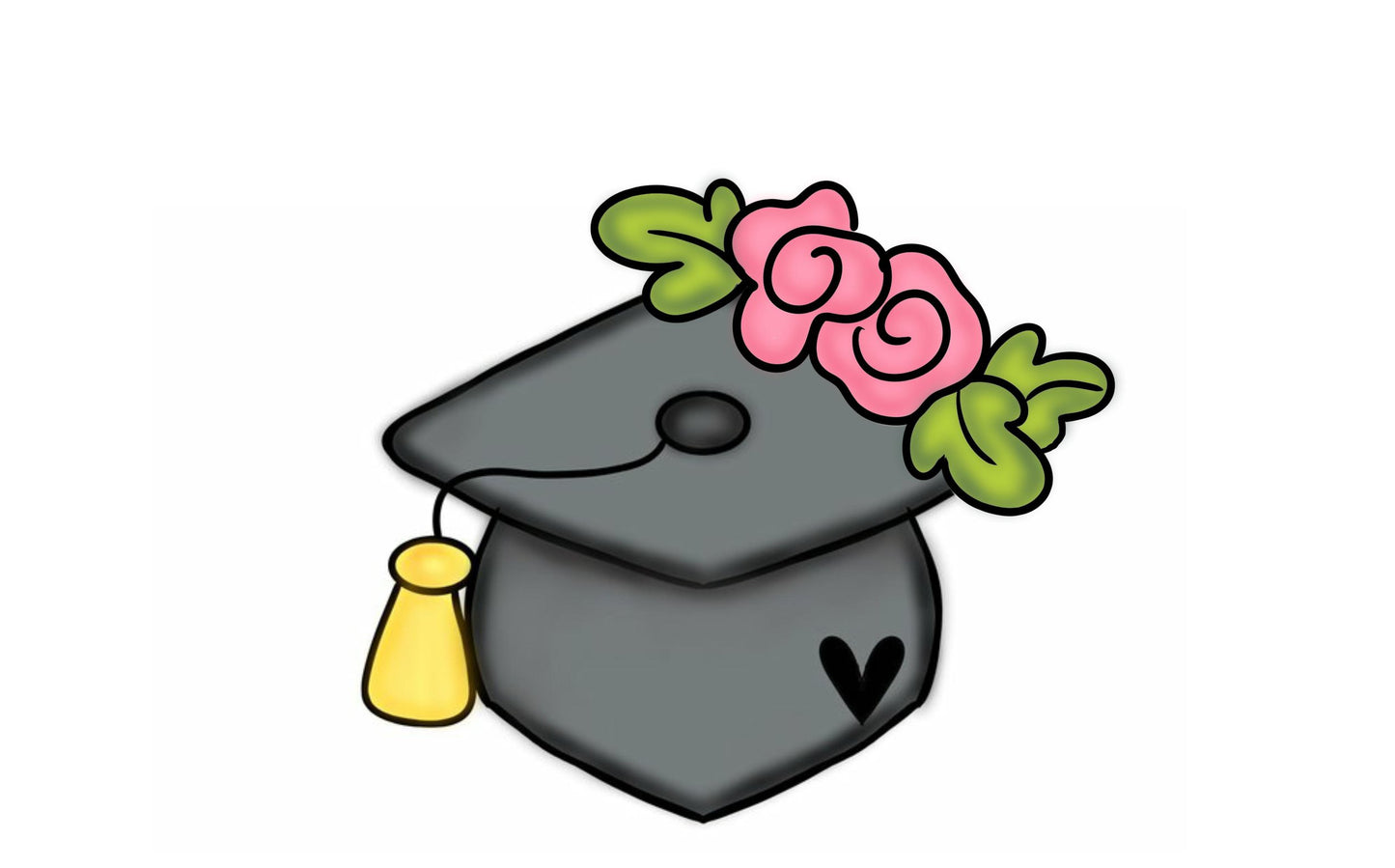floral graduation cap 2018 cookie cutter