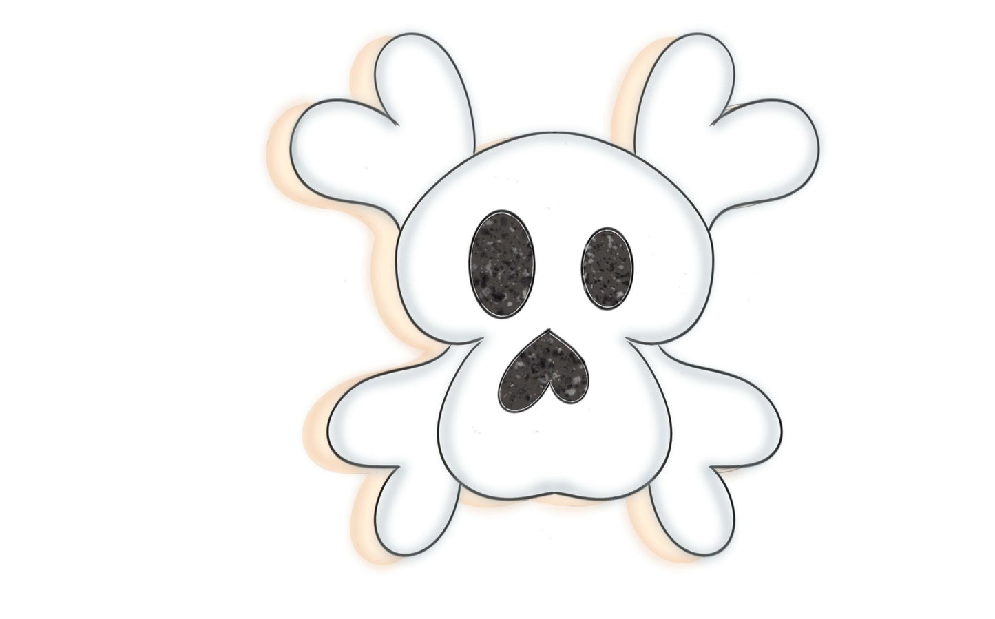 cross bones cookie cutter