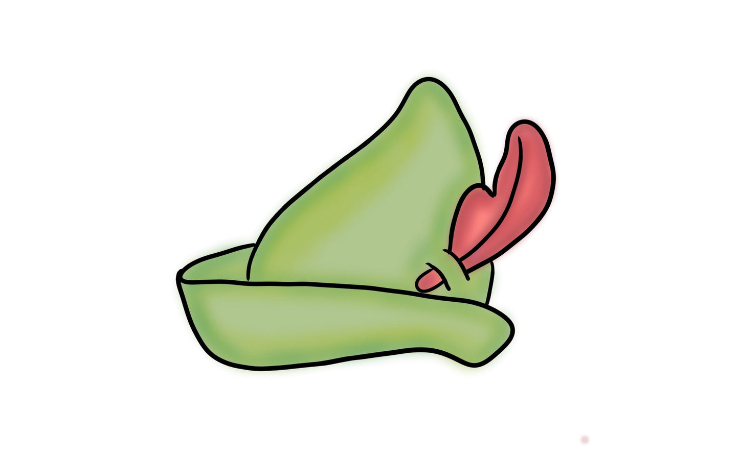 peter pan's hat cookie cutter