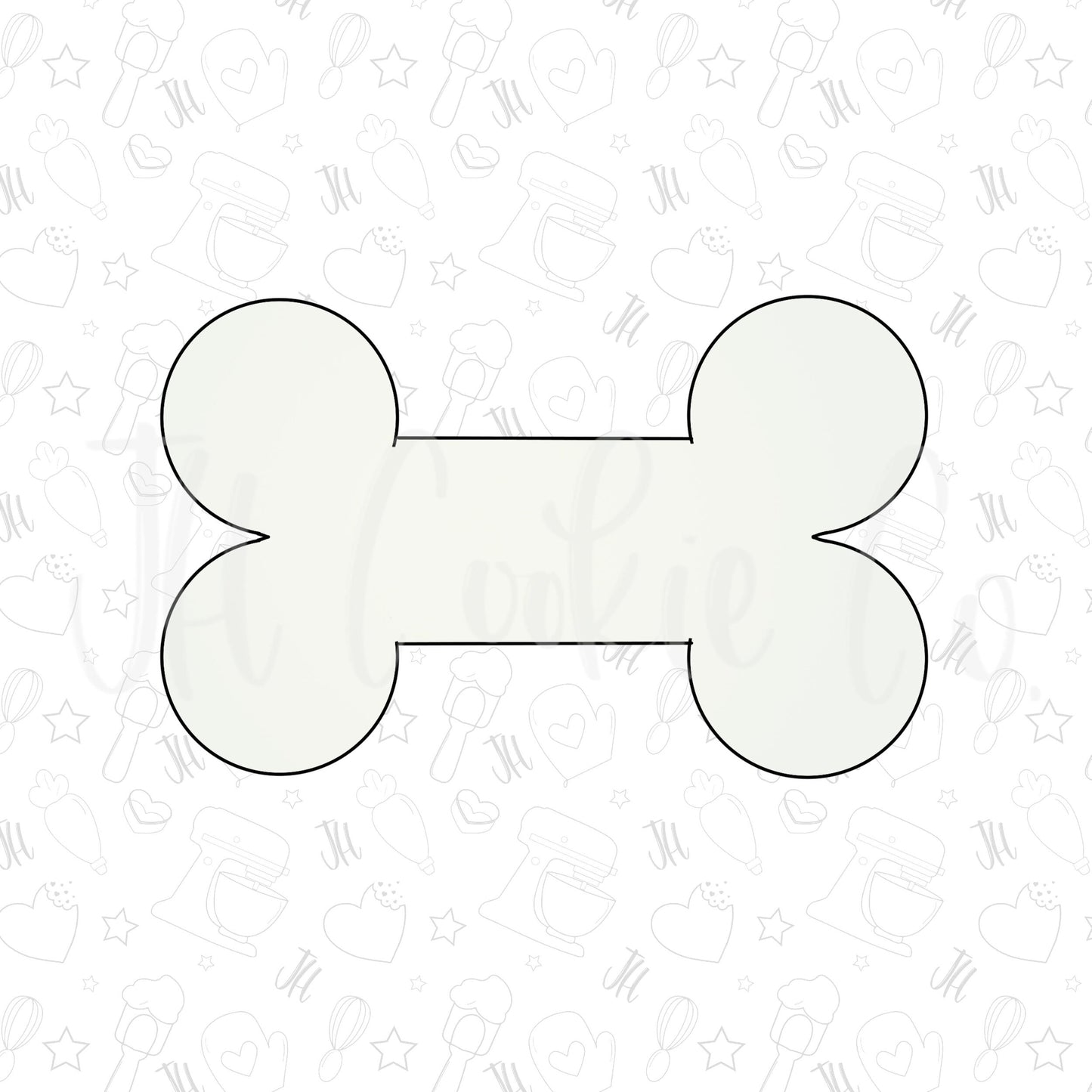 dog bone cookie cutter