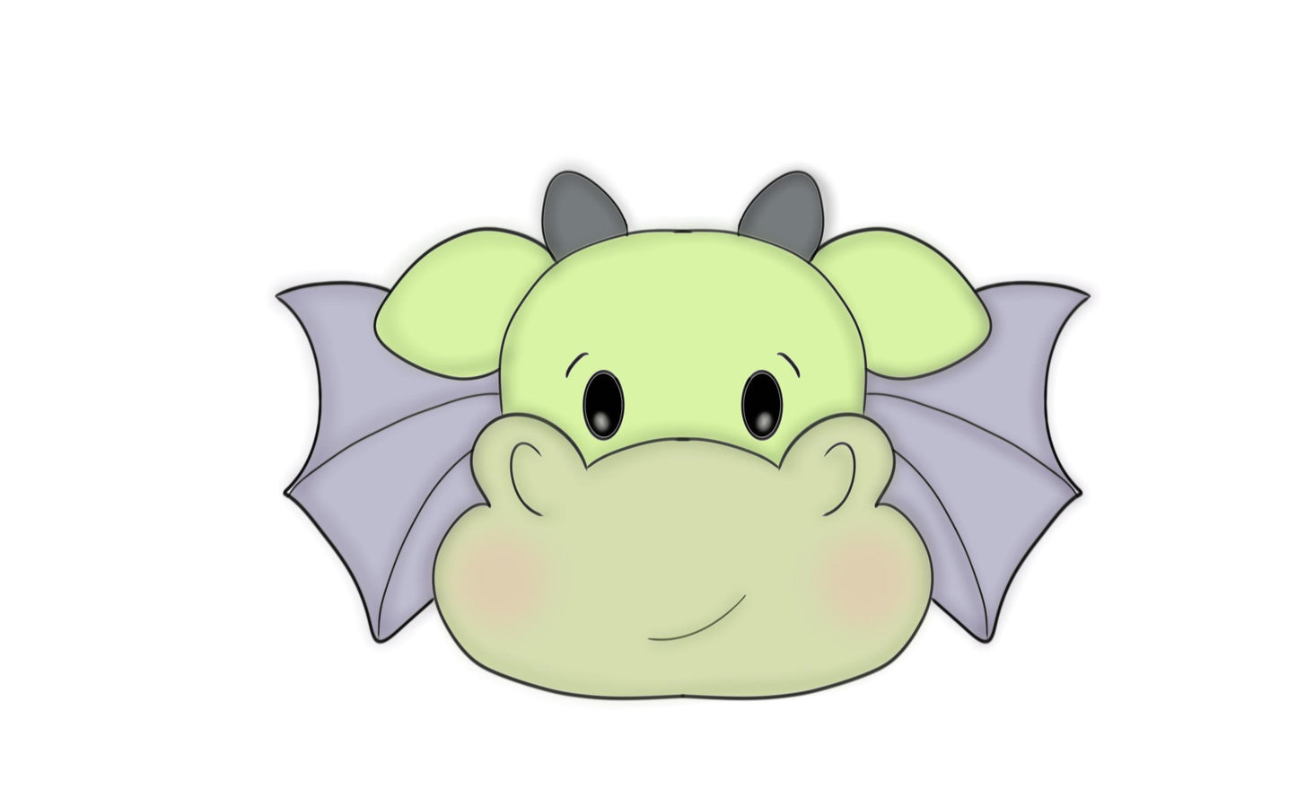 dragon face cookie cutter