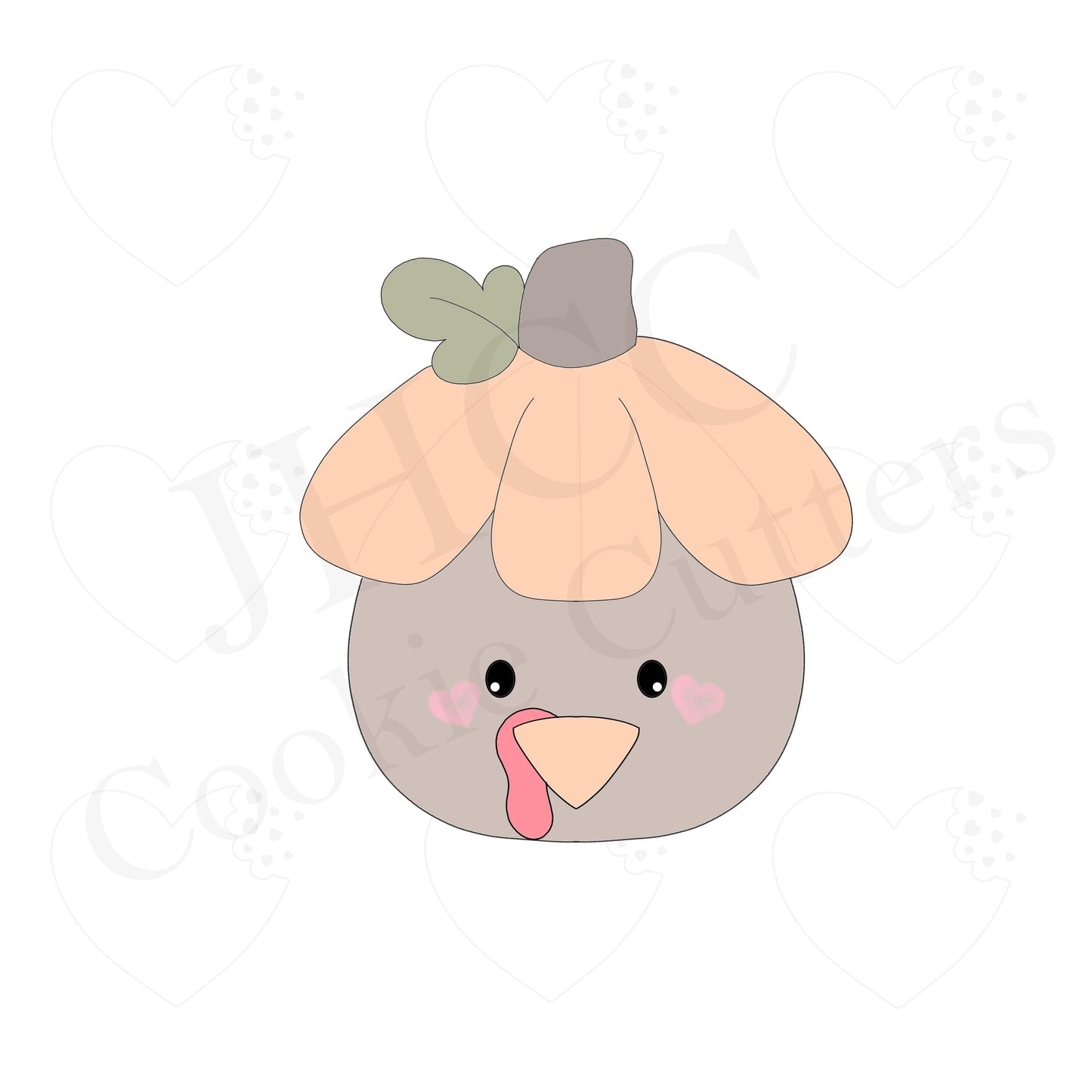 Pumpkin Turkey - Cookie Cutter