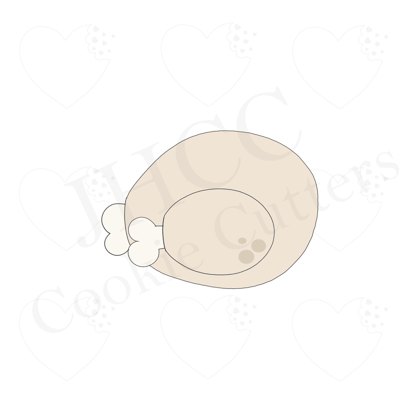 Whole Turkey 2 - Cookie Cutter