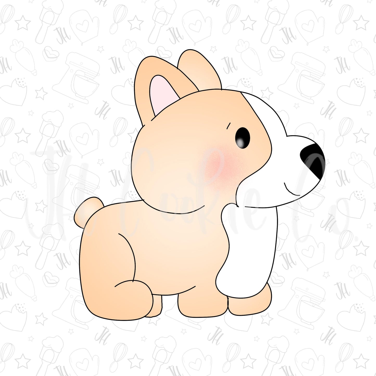 Finley Corgi cookie cutter