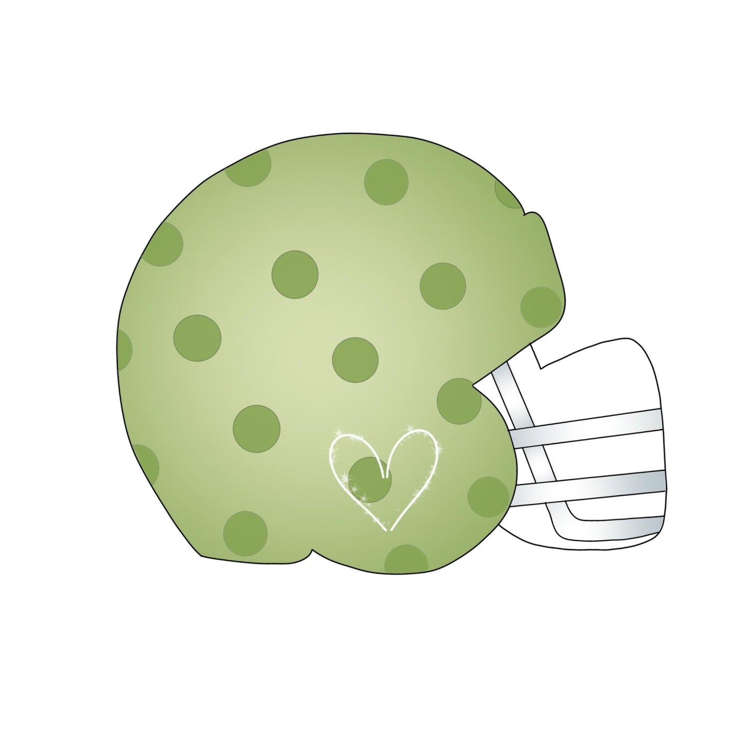 football helmet cookie cutter