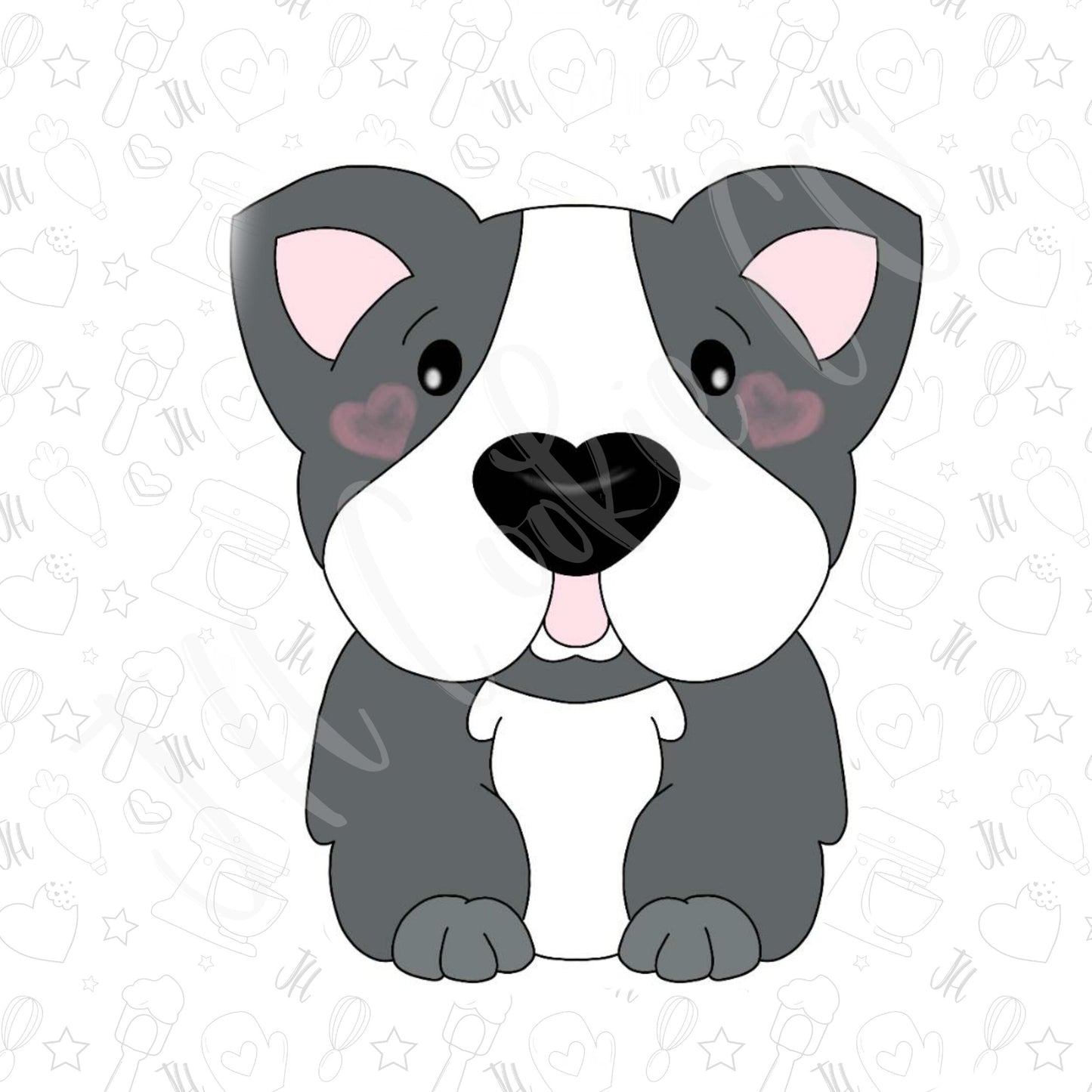 Chubby Puppy Boston Terrior