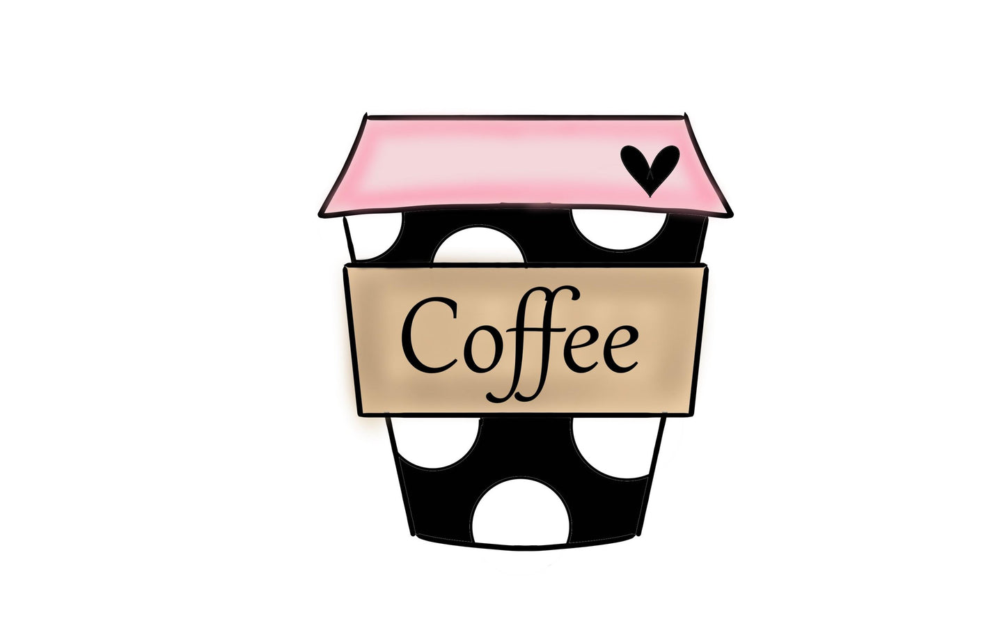 basic coffee cup cookie cutter