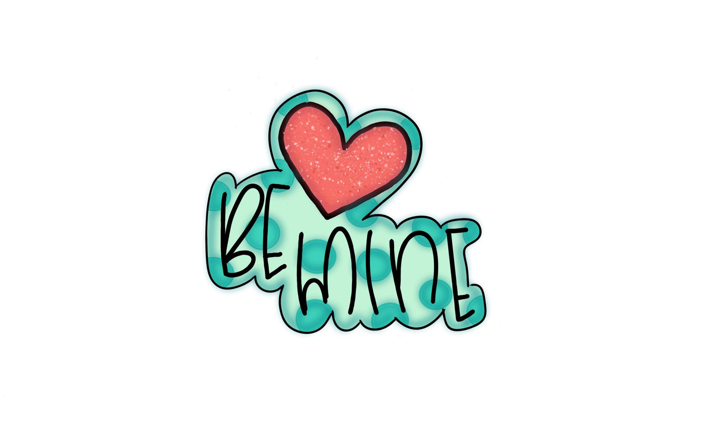 be mine heart plaque cookie cutter