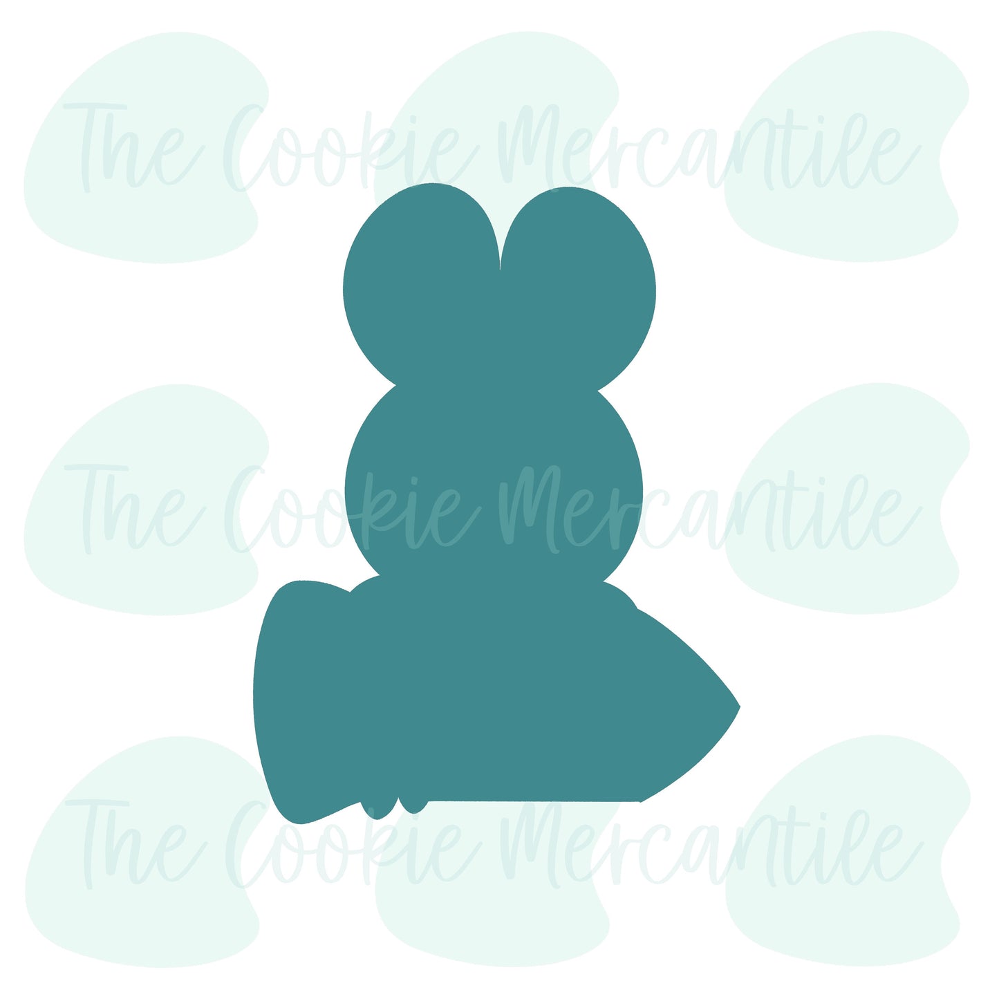 Bunny Pencil Plaque - Cookie Cutter