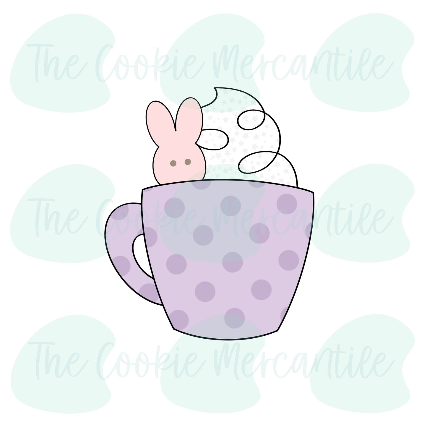 Bunny Candy Whip Coffee Mug - Cookie Cutter