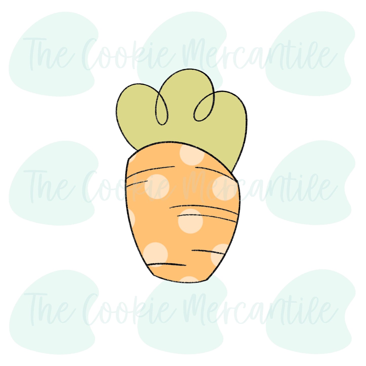 Carrot (Easter Bunny Sticks 2023) - Cookie Cutter