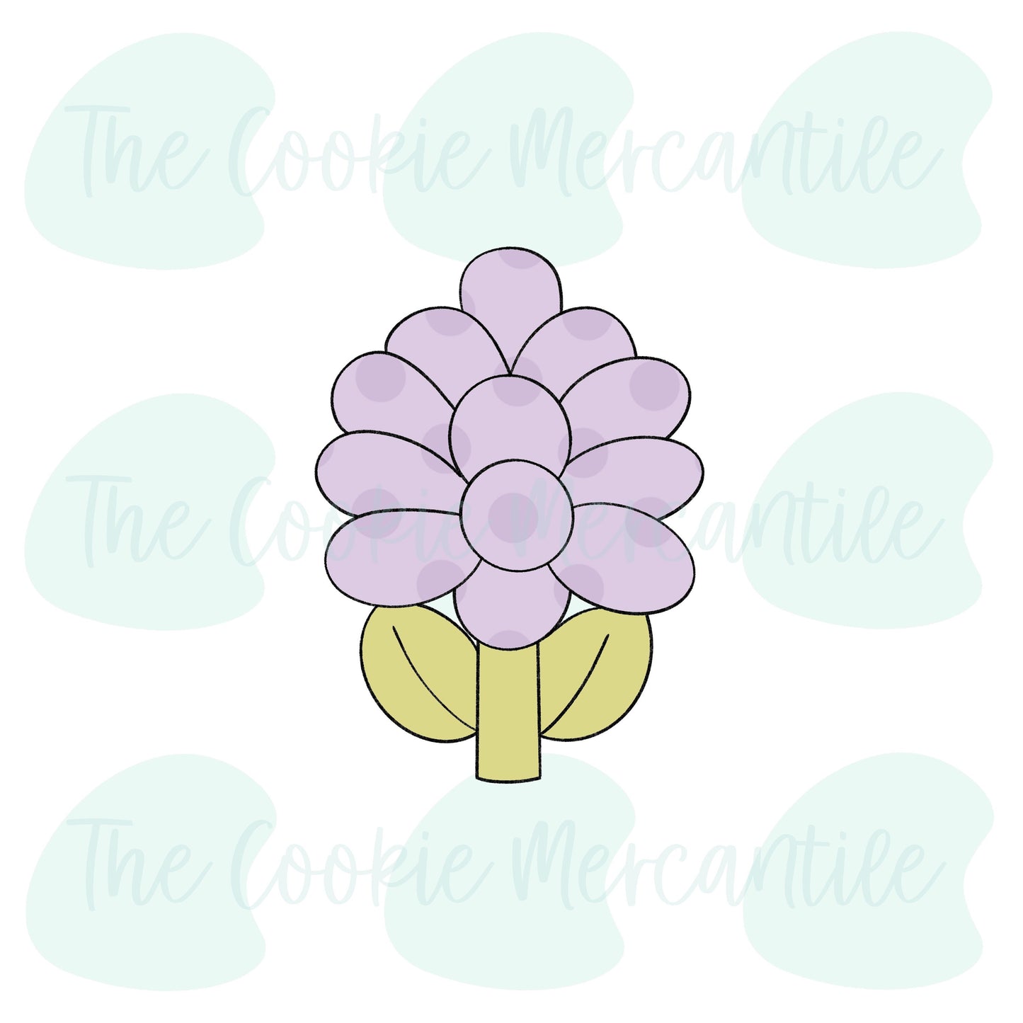 Tall Flower (Wild Flower Sticks ) - Cookie Cutter