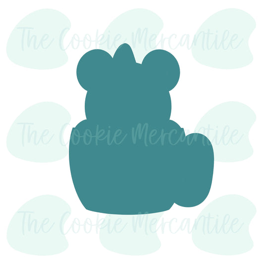 Girly Teddy Bear Mug - Cookie Cutter