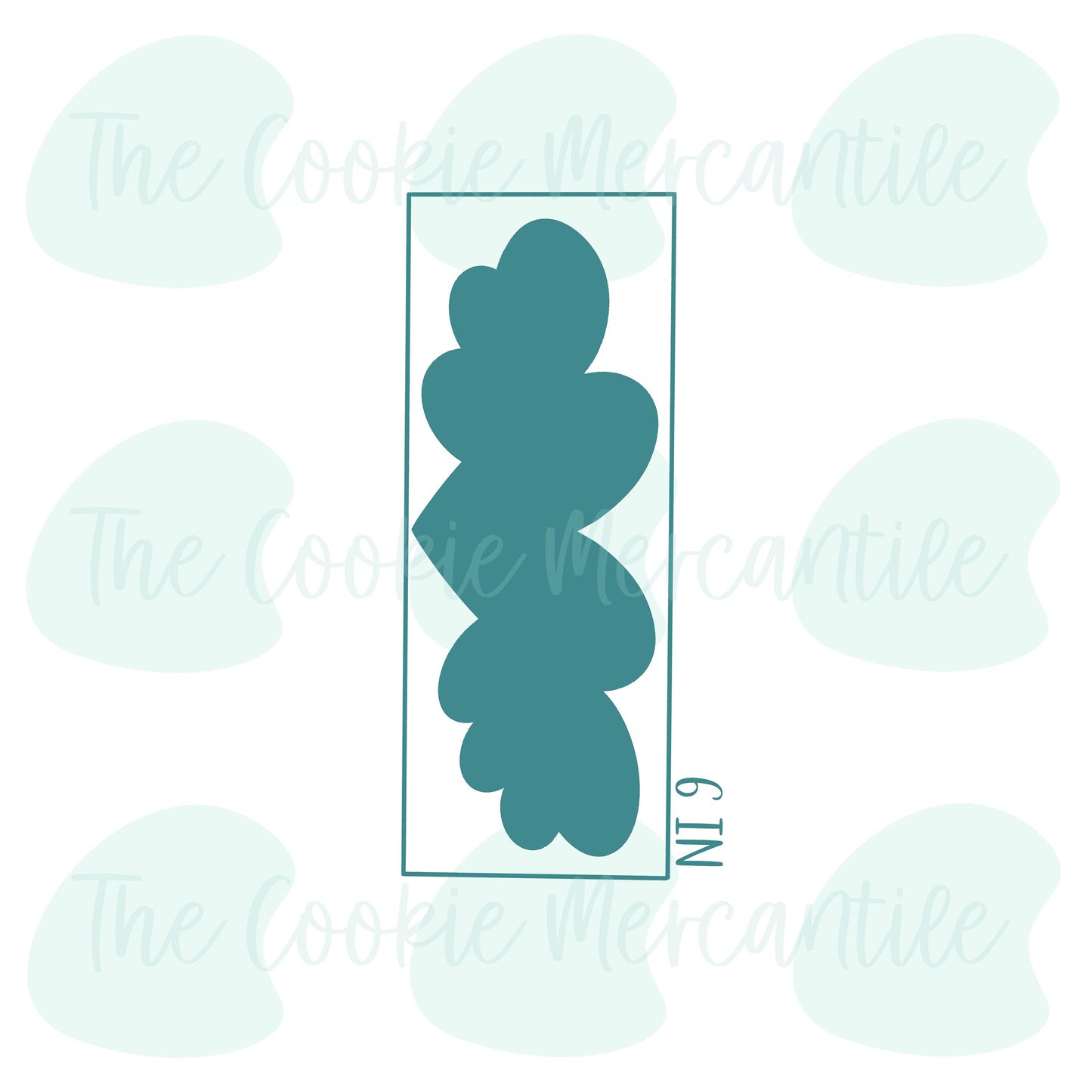 Skinny Cupid Heart Stick - Cookie Cutter