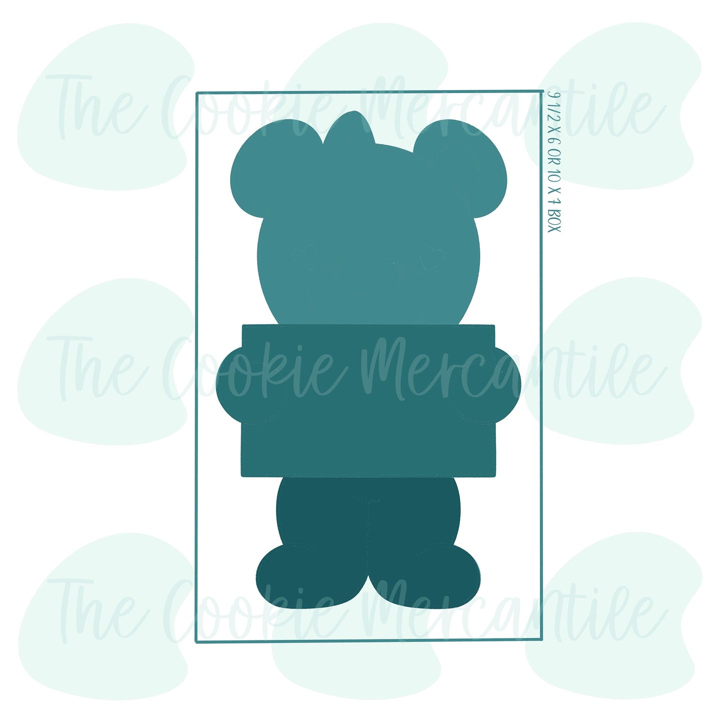 Girly Bear 3 Piece Set - Cookie Cutter