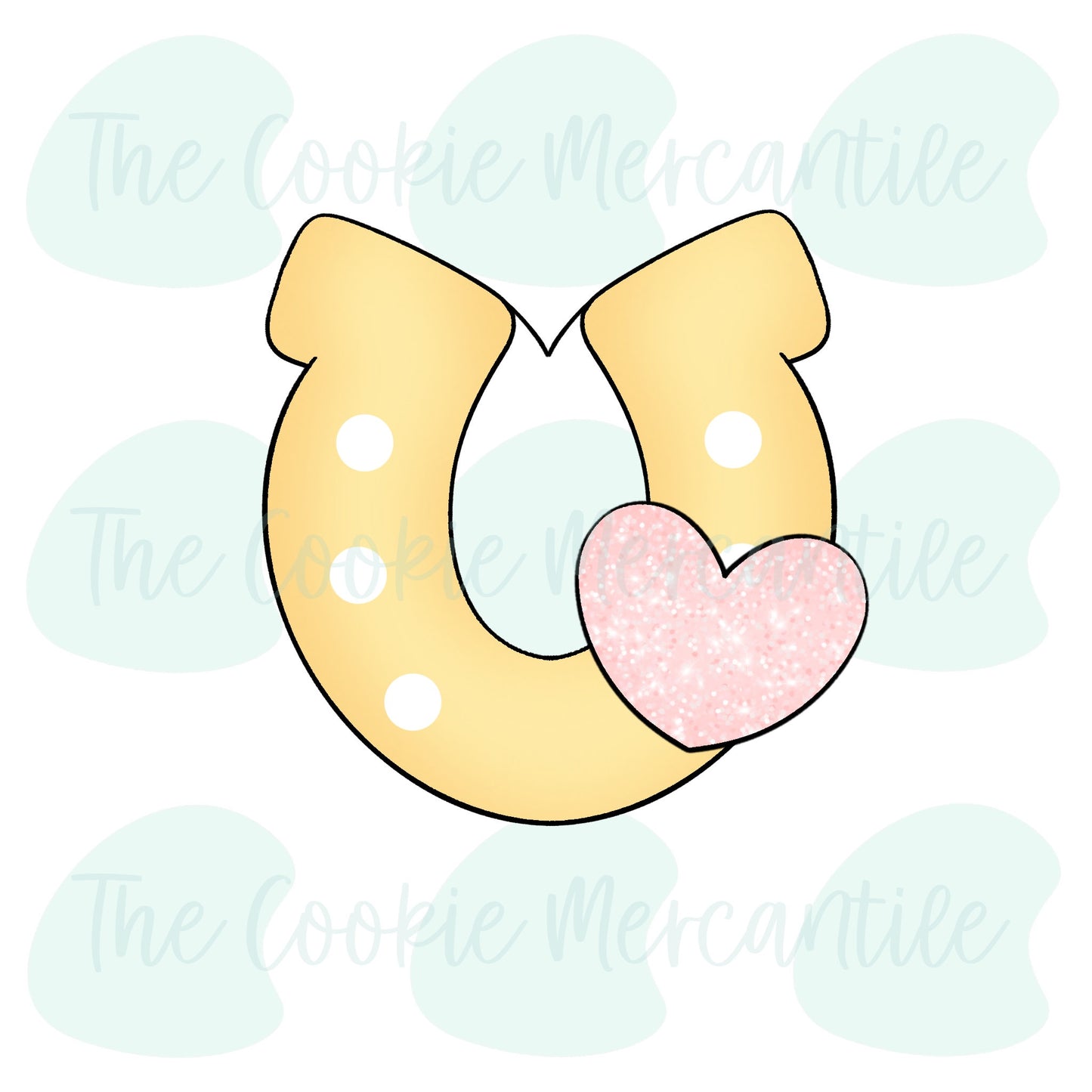 Horseshoe Heart - Cookie Cutter