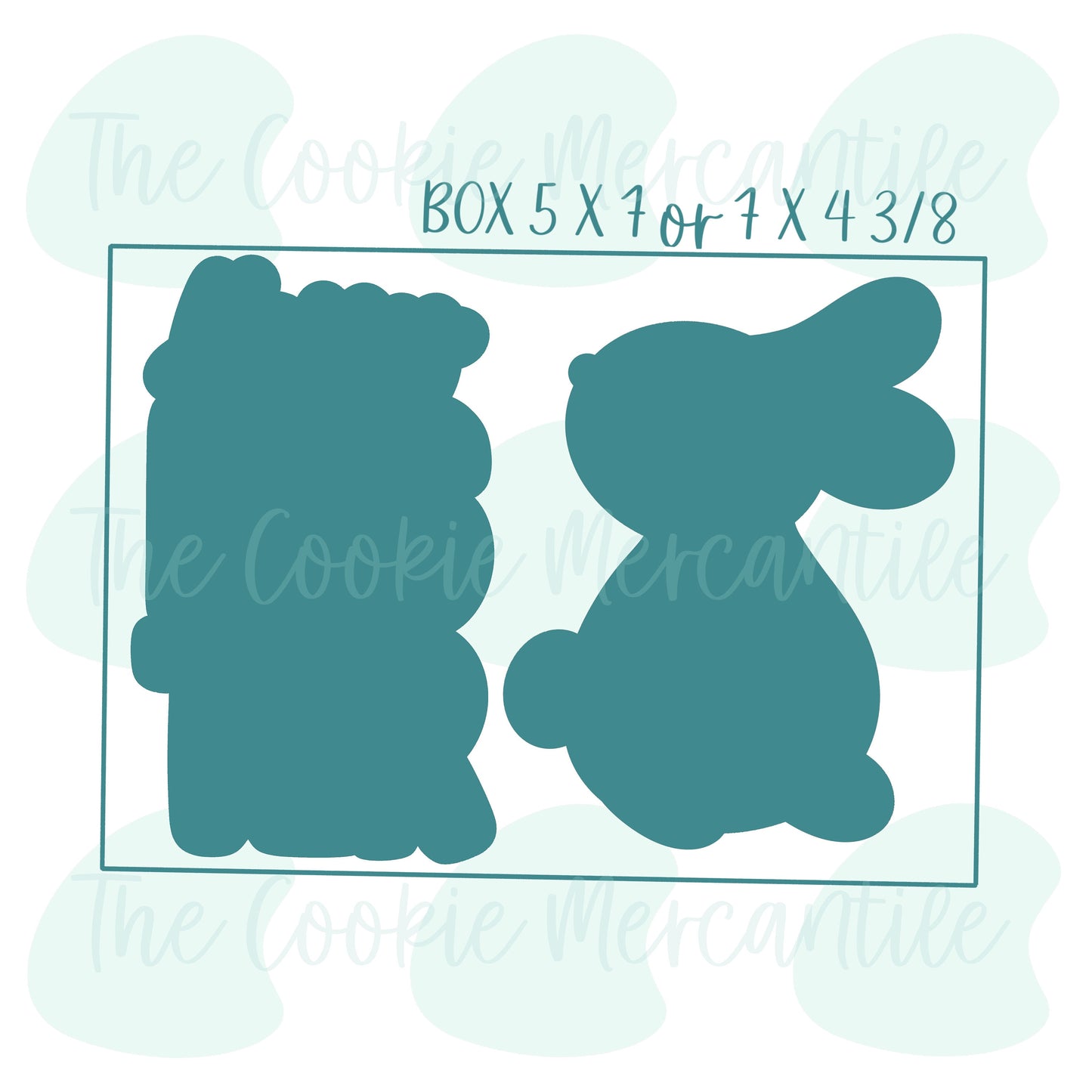 Happy Easter 2024 2 Piece Set - Cookie Cutter