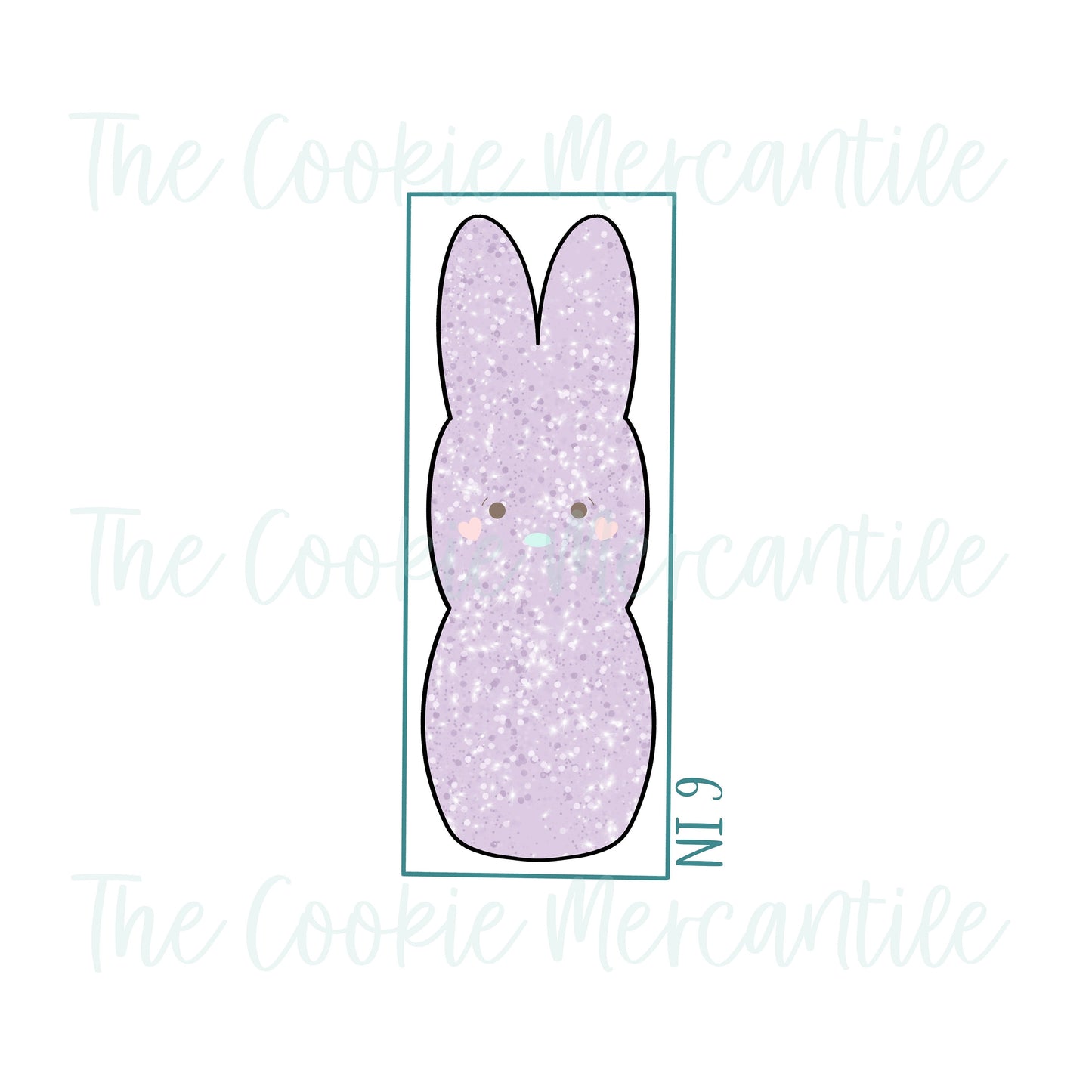 Skinny Peep Bunny Stick - Cookie Cutter
