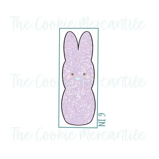 Skinny Peep Bunny Stick  - Cookie Cutter