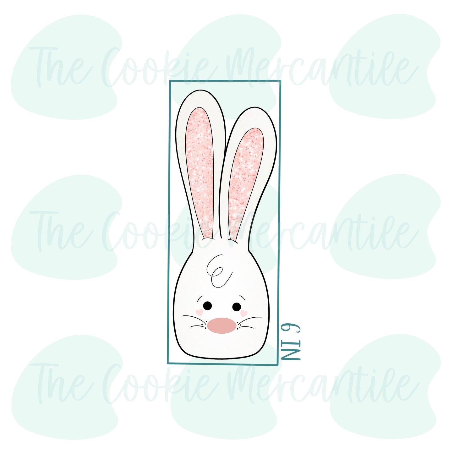 Skinny Bunny Face Stick - Cookie Cutter