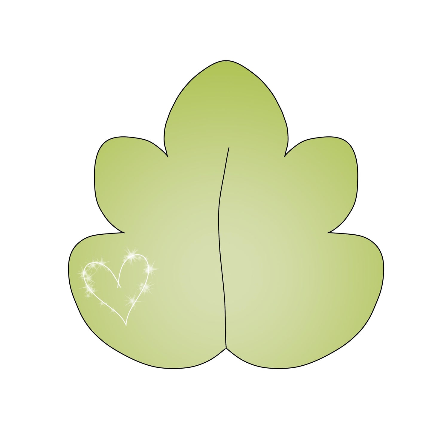 jungle palm leaf cookie cutter