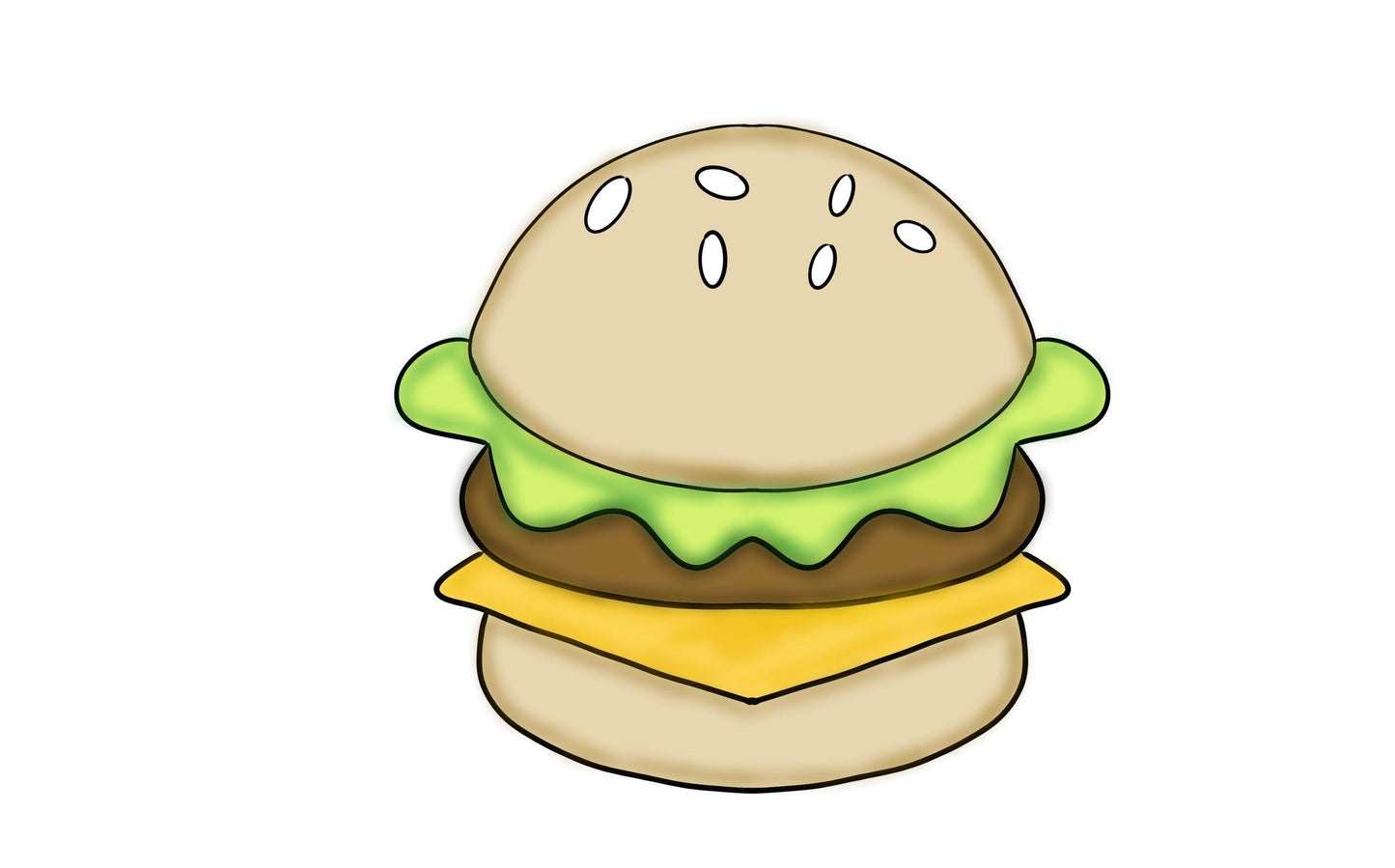 chubby cheeseburger cookie cutter