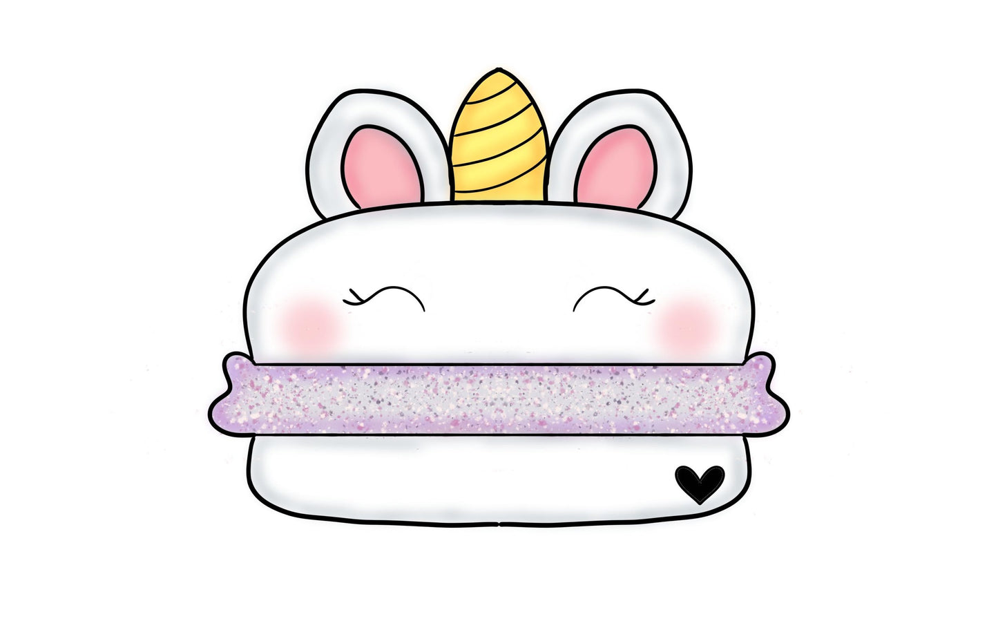 unicorn macaron cookie cutter