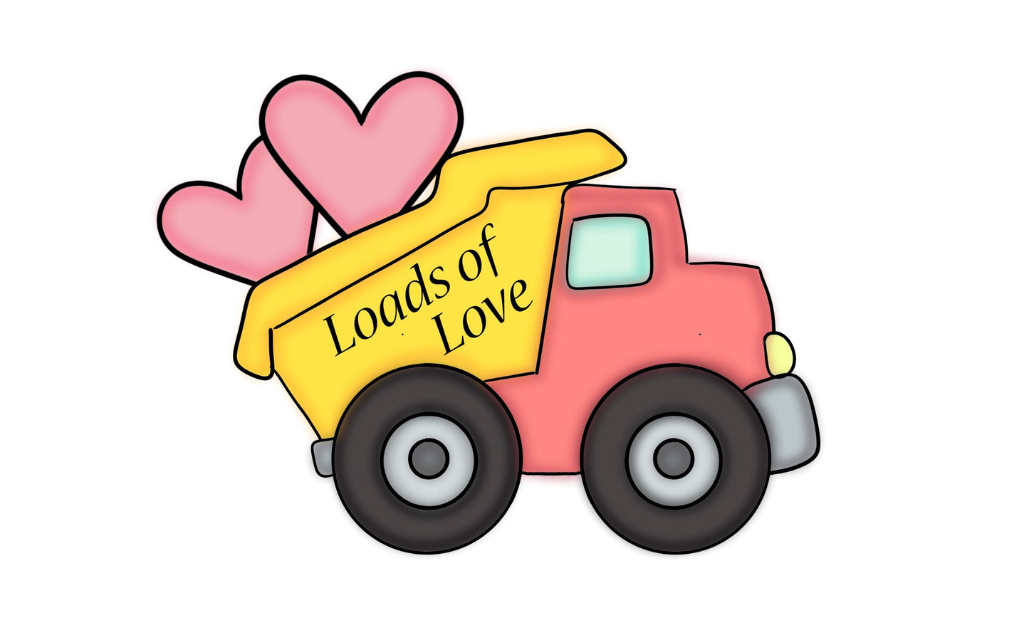 loads of love cookie cutter
