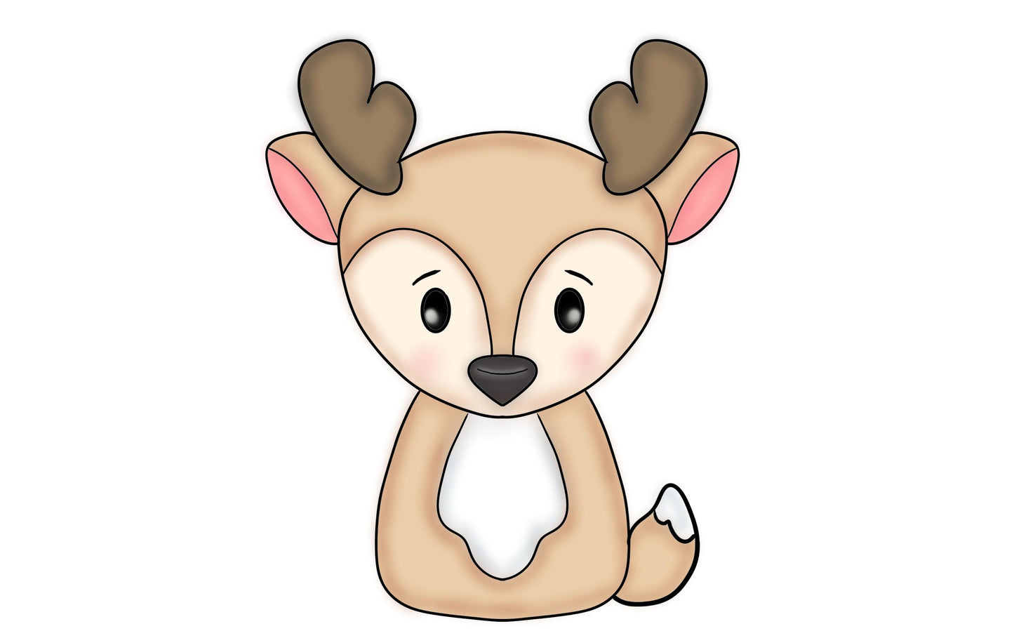 Mason deer cookie cutter