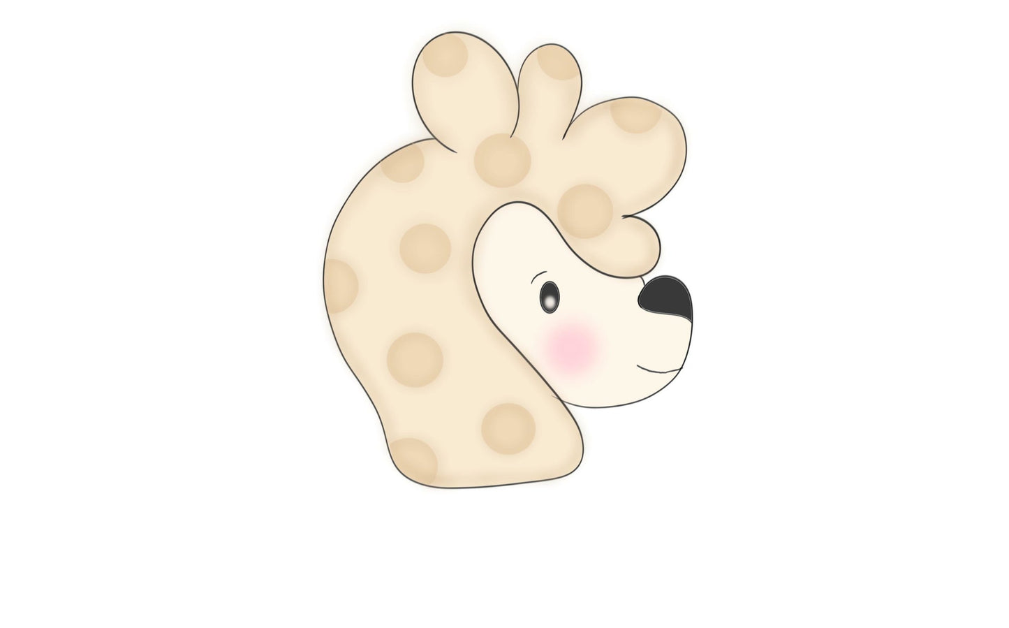 eddy llama face cookie cutter