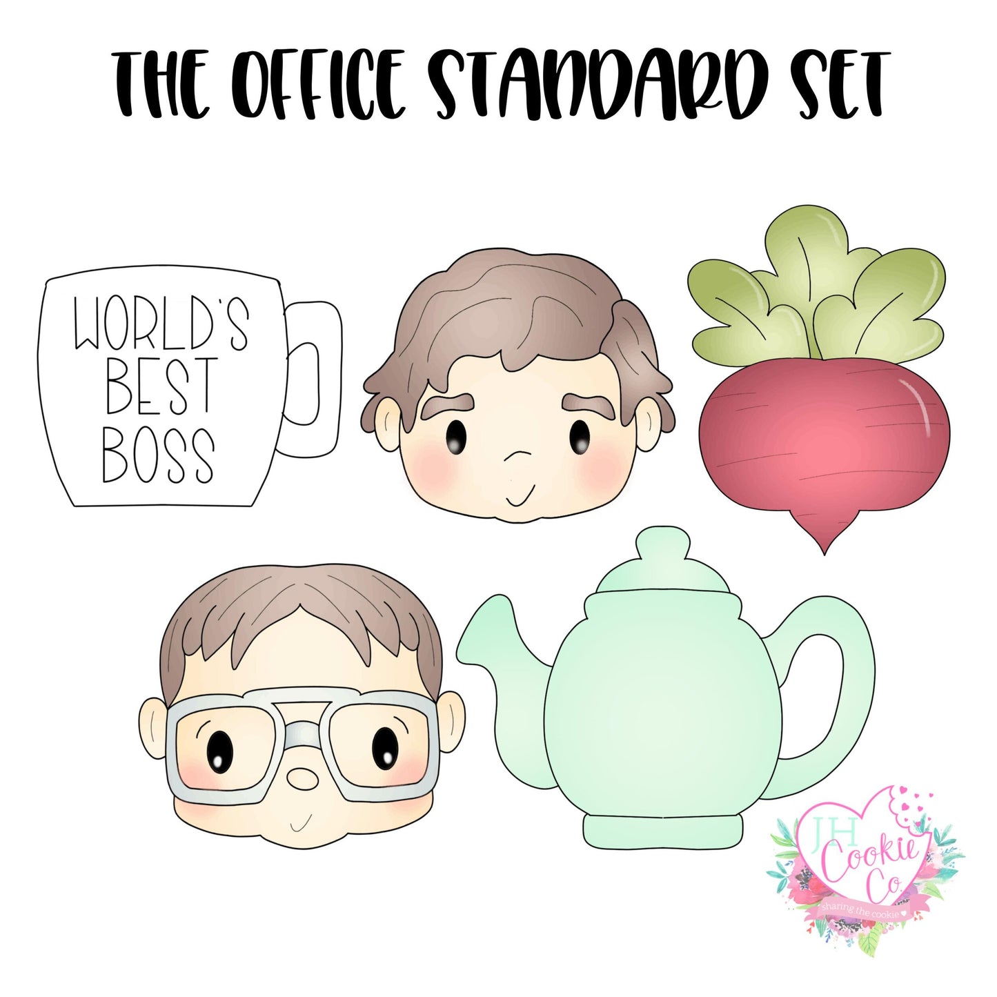 The Office Cookie Cutter Set