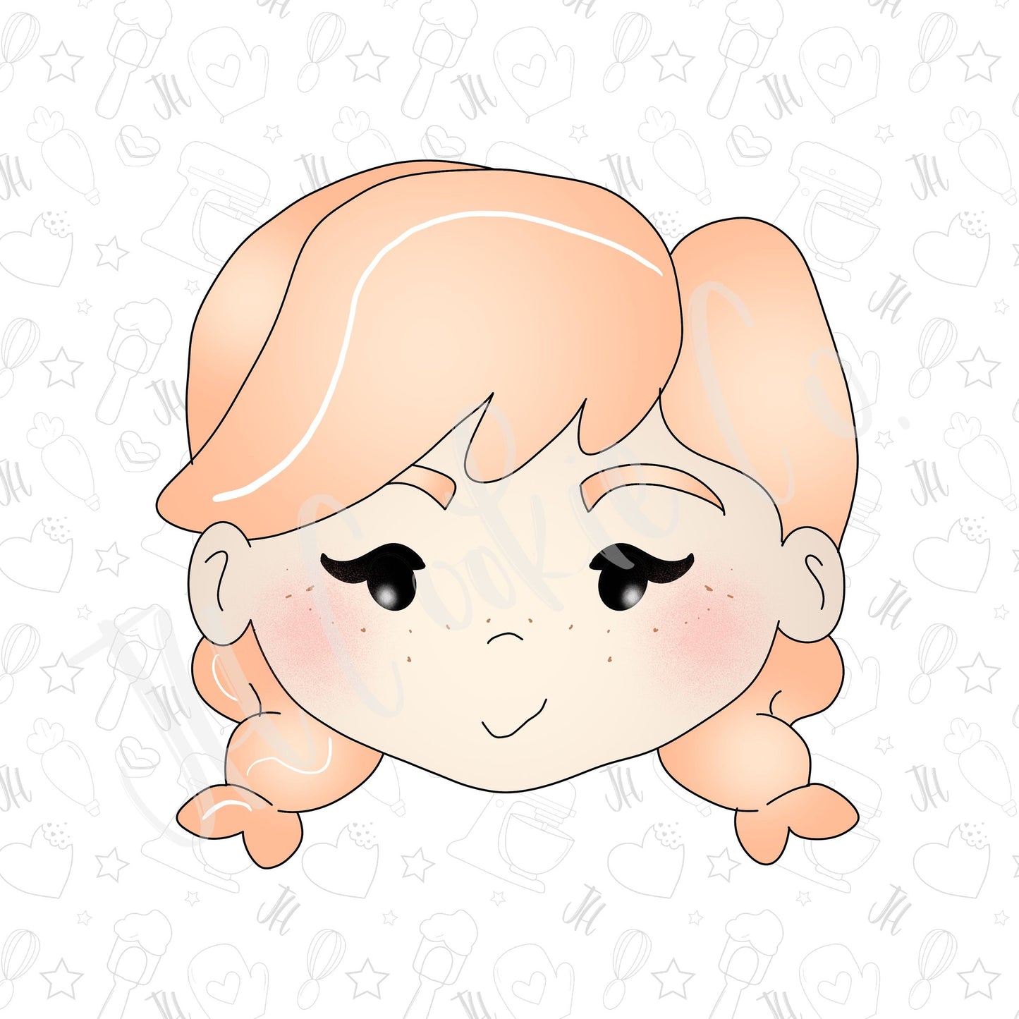 Ice Princess cookie cutter