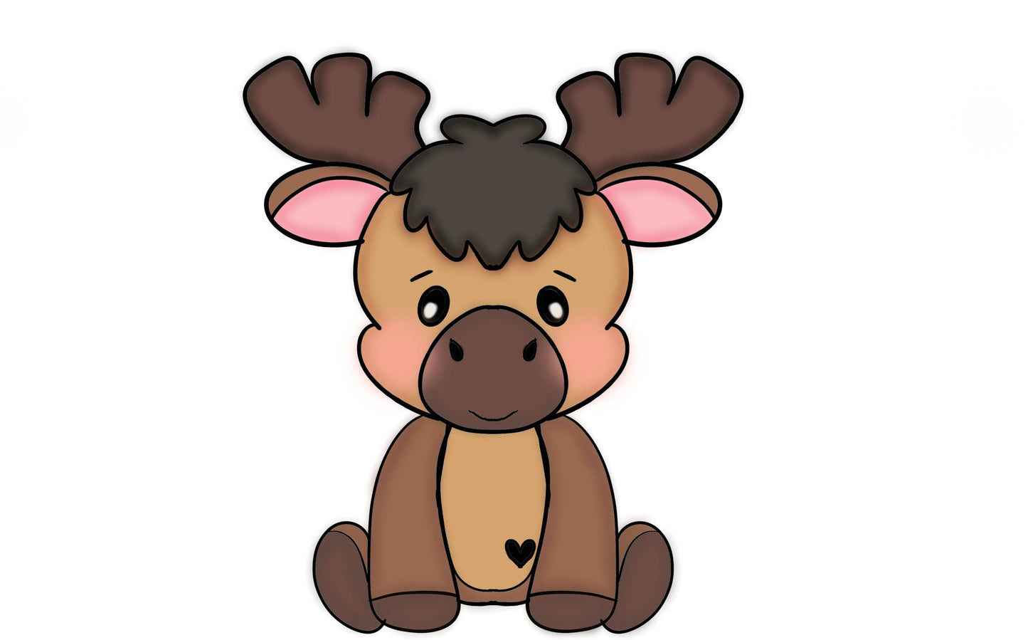 baby moose cookie cutter