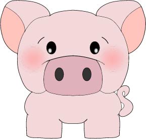 Penny Pig cookie cutter