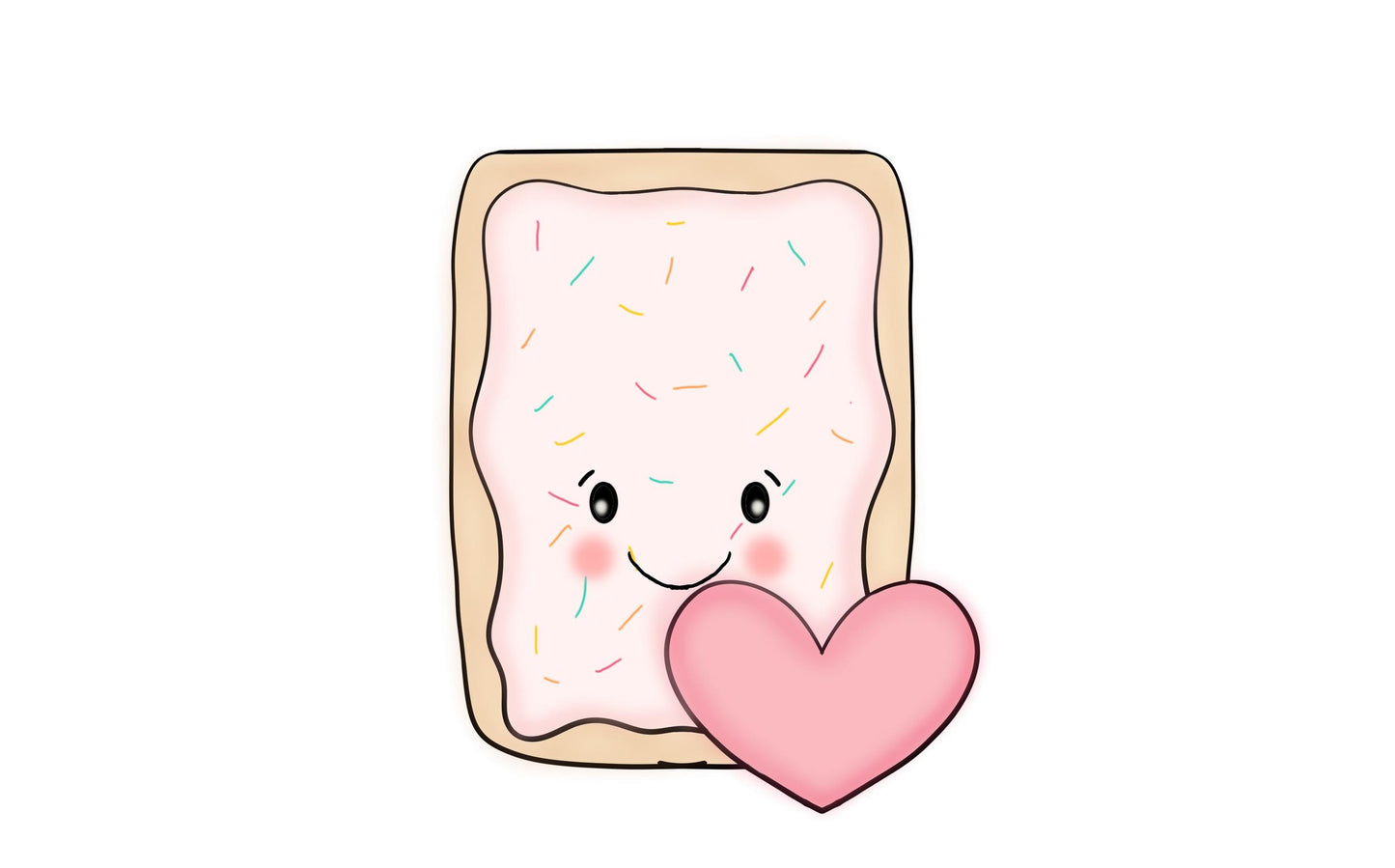 pop-tart heart cookie cutter