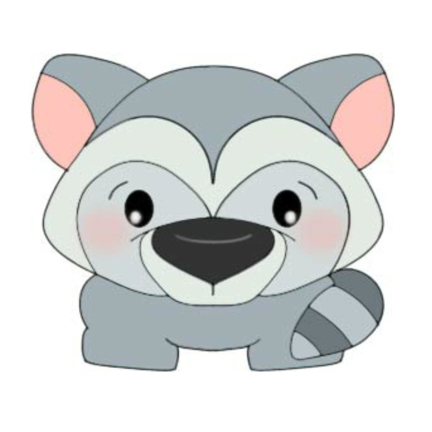 Reese Raccoon cookie cutter