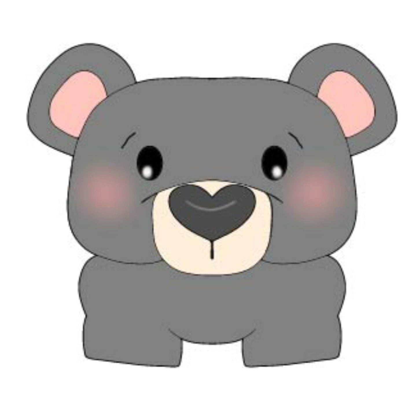 Bennett Bear cookie cutter