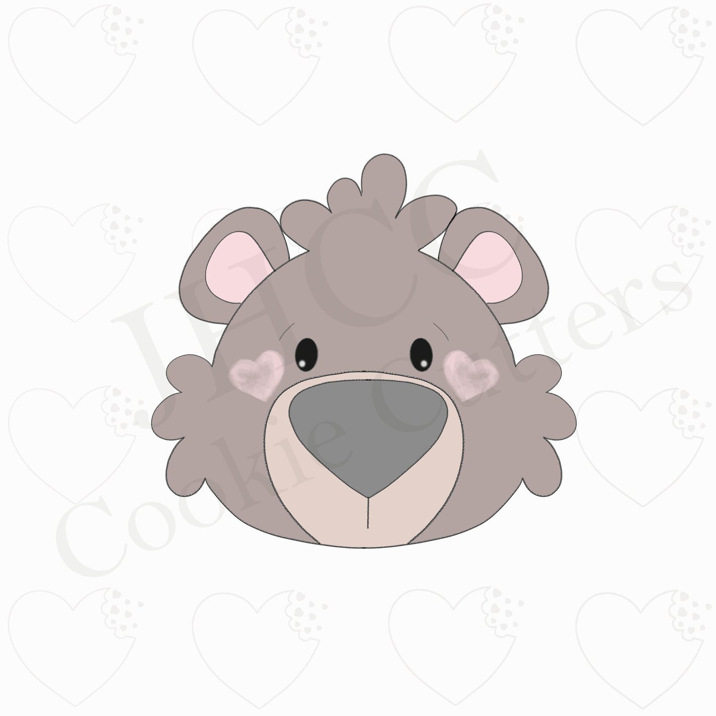 Papa Bear Face 2018 - Cookie Cutter