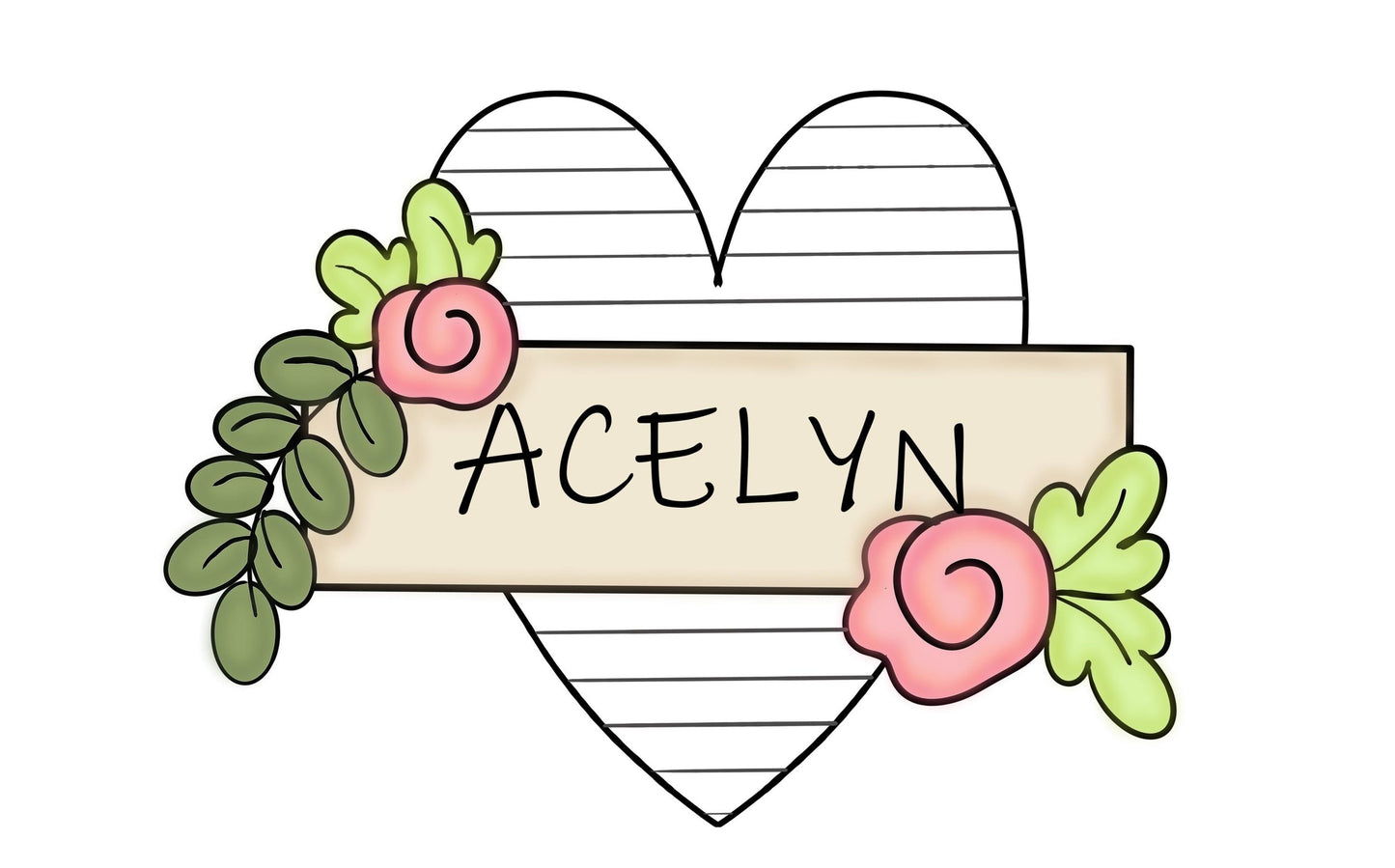 floral heart plaque cookie cutter