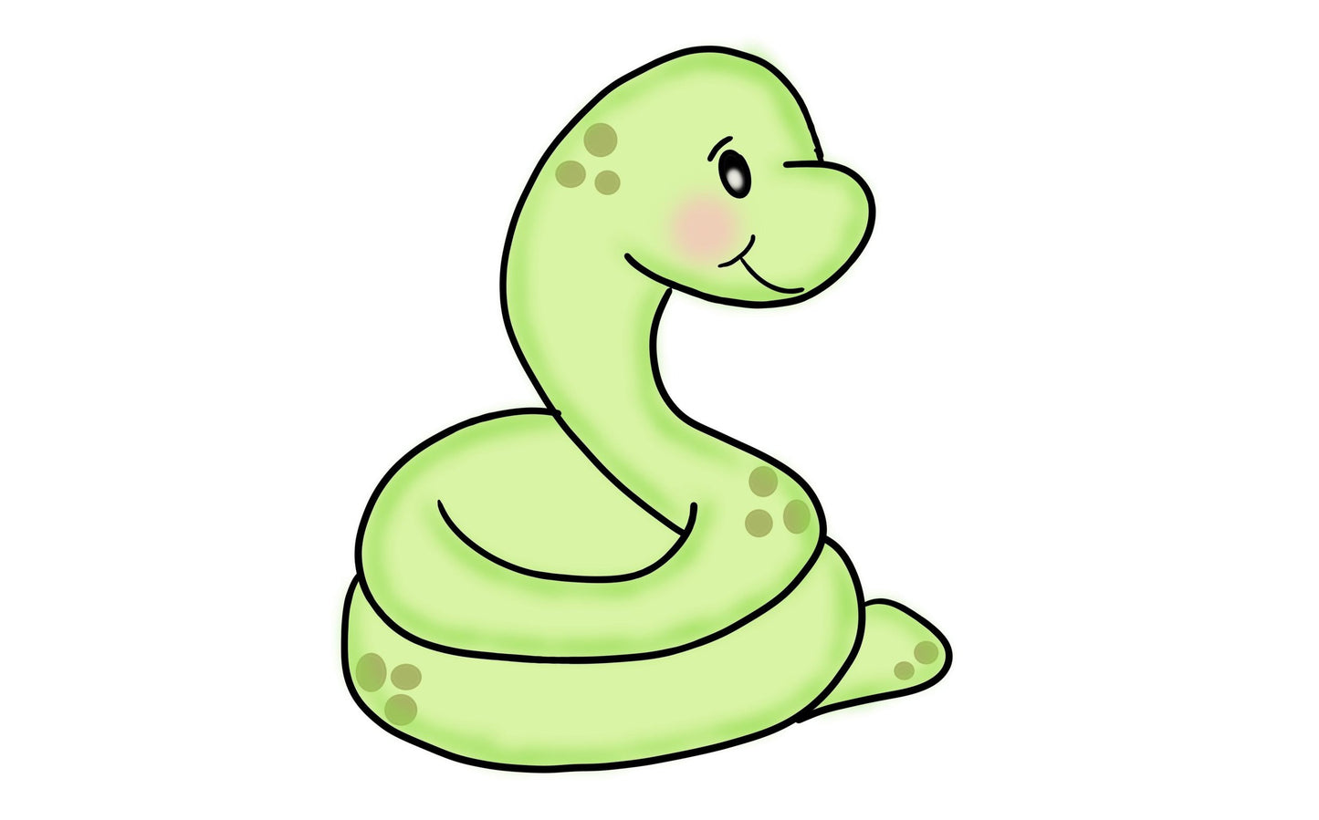 cute snake cookie cutter