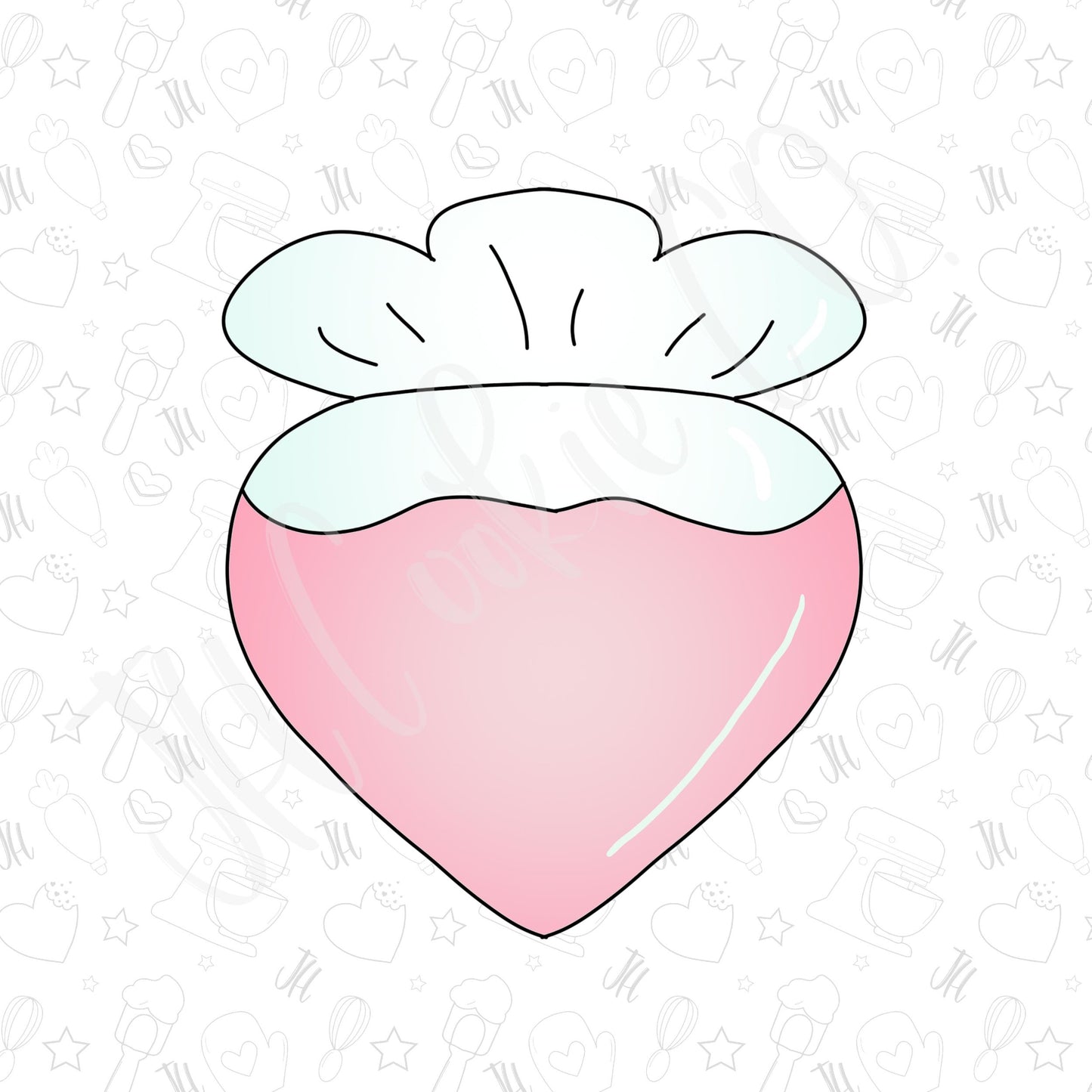 chubby Piping Bag cookie cutter