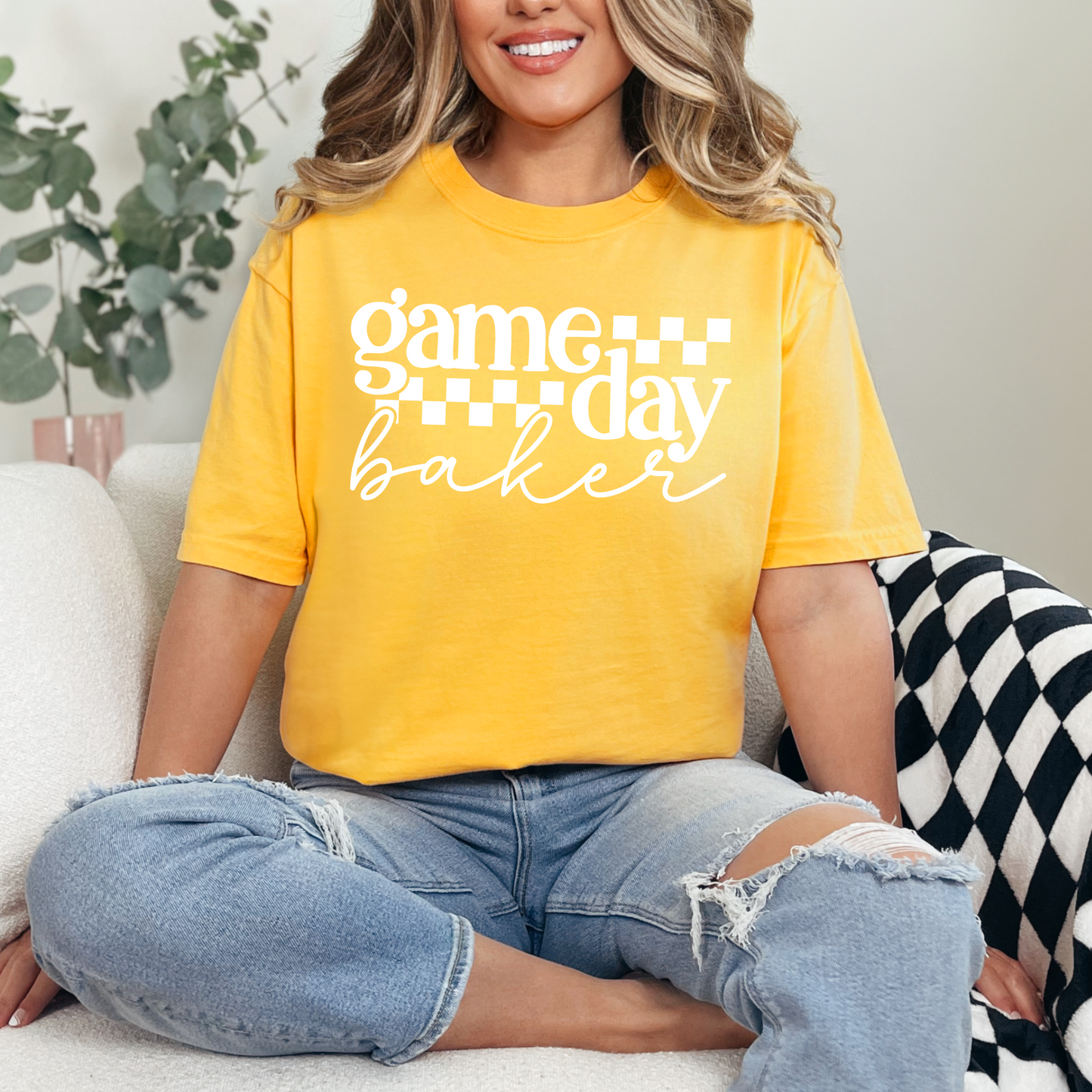 Game Day Baker [White Design] - T-Shirt