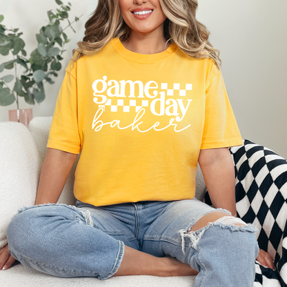 Game Day Baker [White Design] - T-Shirt