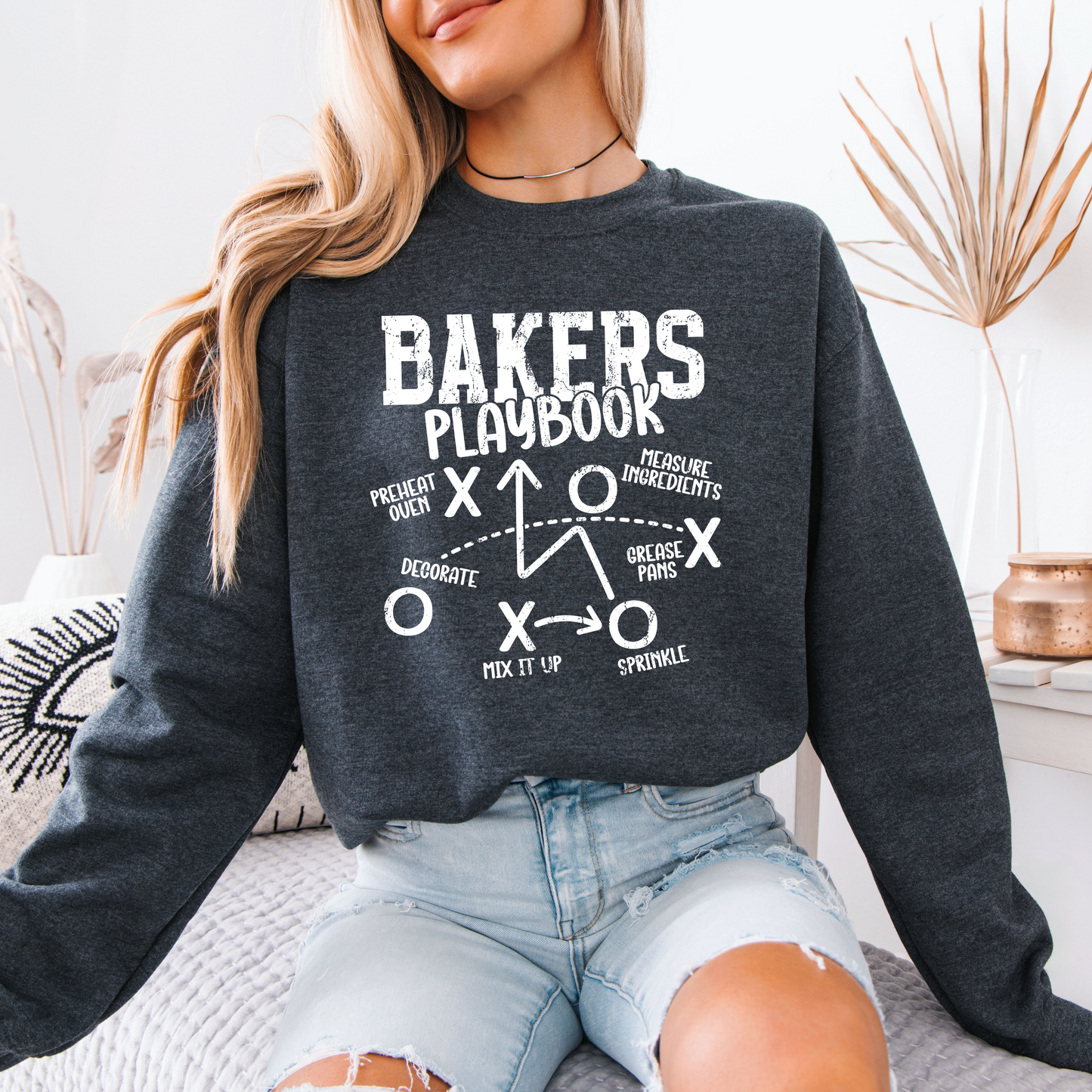 Bakers Playbook [White Design] - Sweatshirt